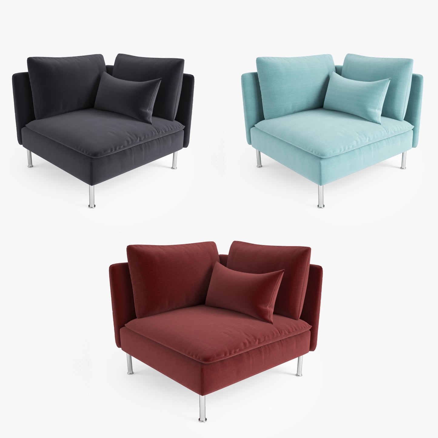 IKEA Soderhamn Sofa Series 3D Model