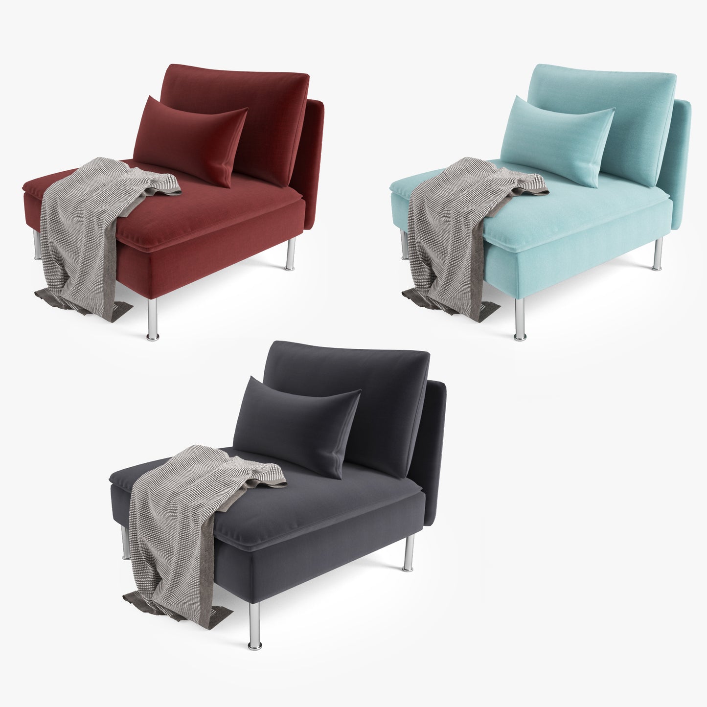 IKEA Soderhamn Sofa Series 3D Model