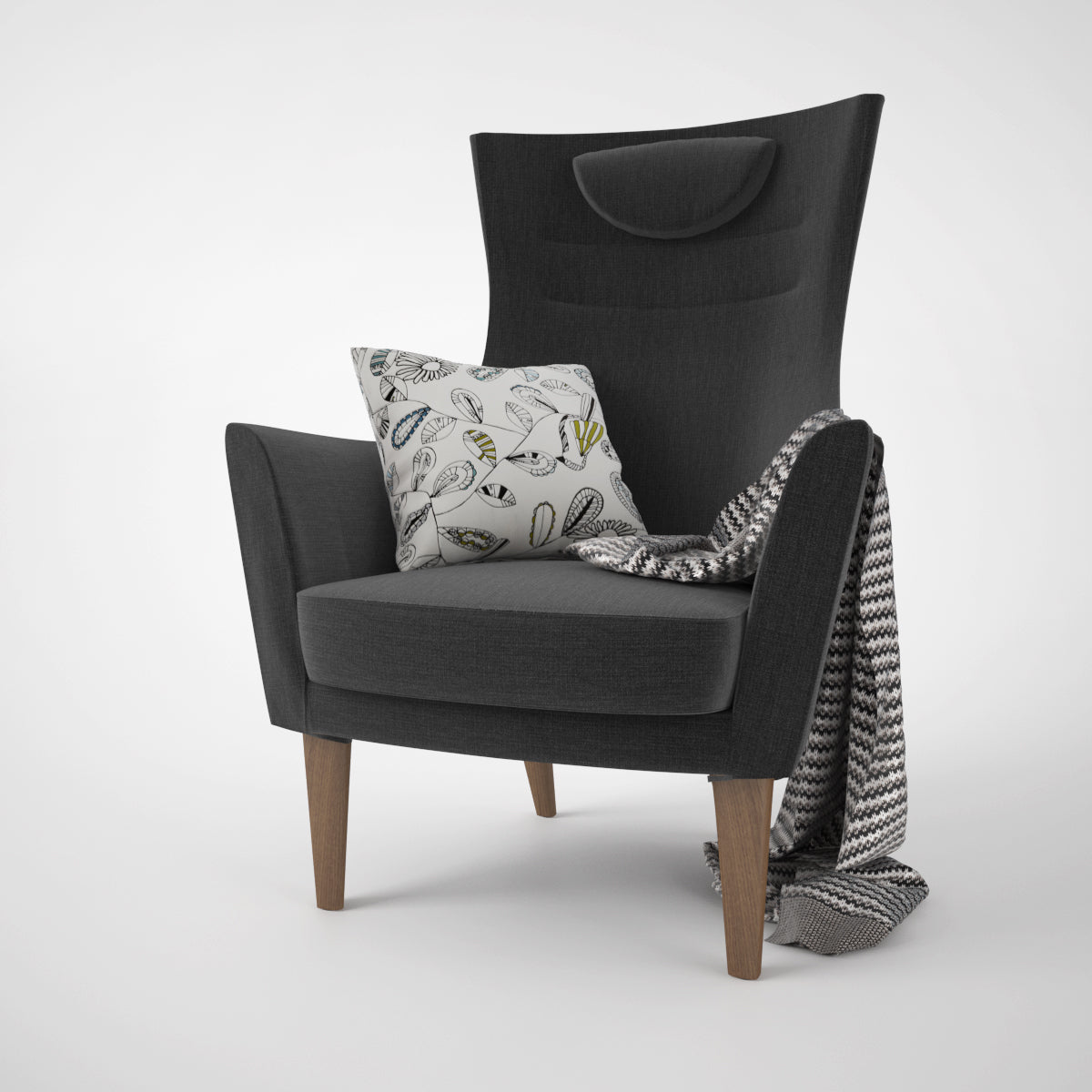 IKEA Stockholm Chair High 3D Model