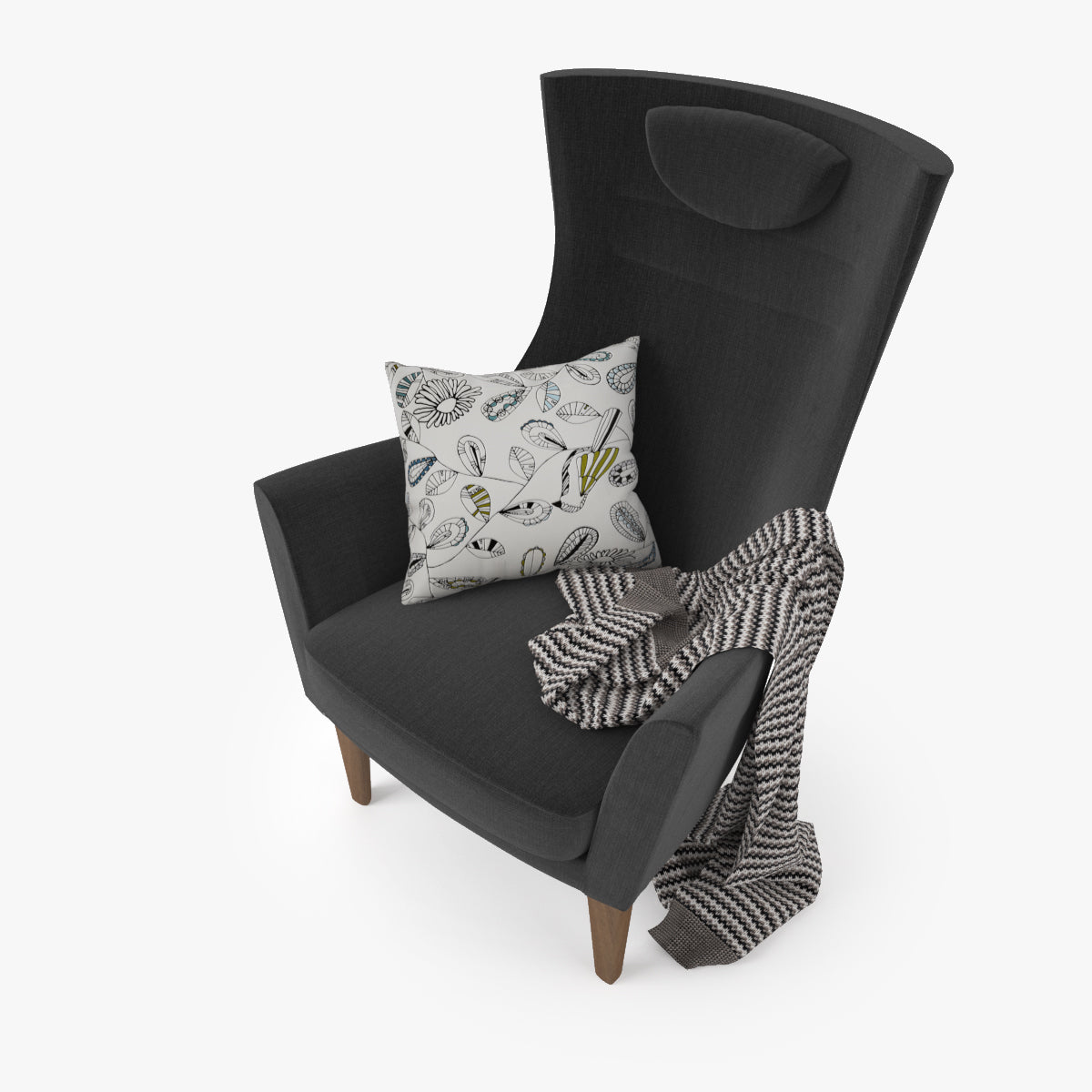 IKEA Stockholm Chair High 3D Model