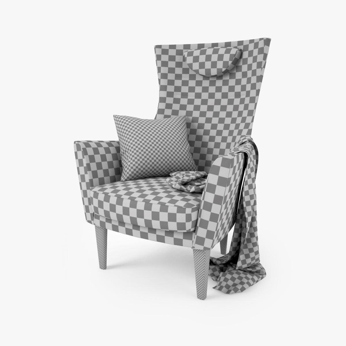 IKEA Stockholm Chair High 3D Model