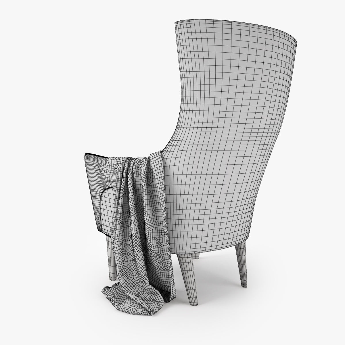 IKEA Stockholm Chair High 3D Model