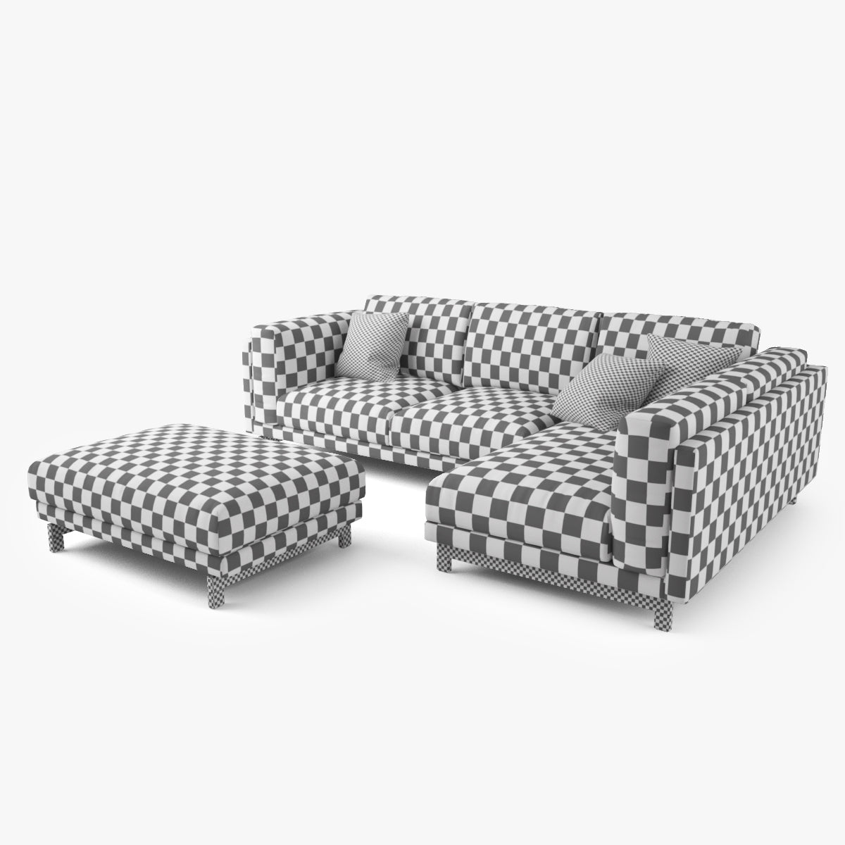 IKEA Nockeby Sofa Series 3D Model