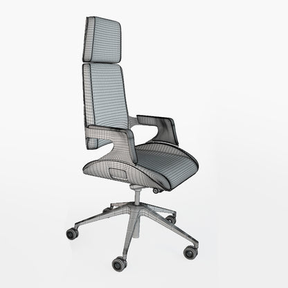 Interstuhl Silver 362S Office Chair 3D Model