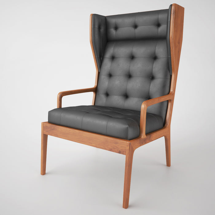 Jame UK Wingback Chair 3D Model