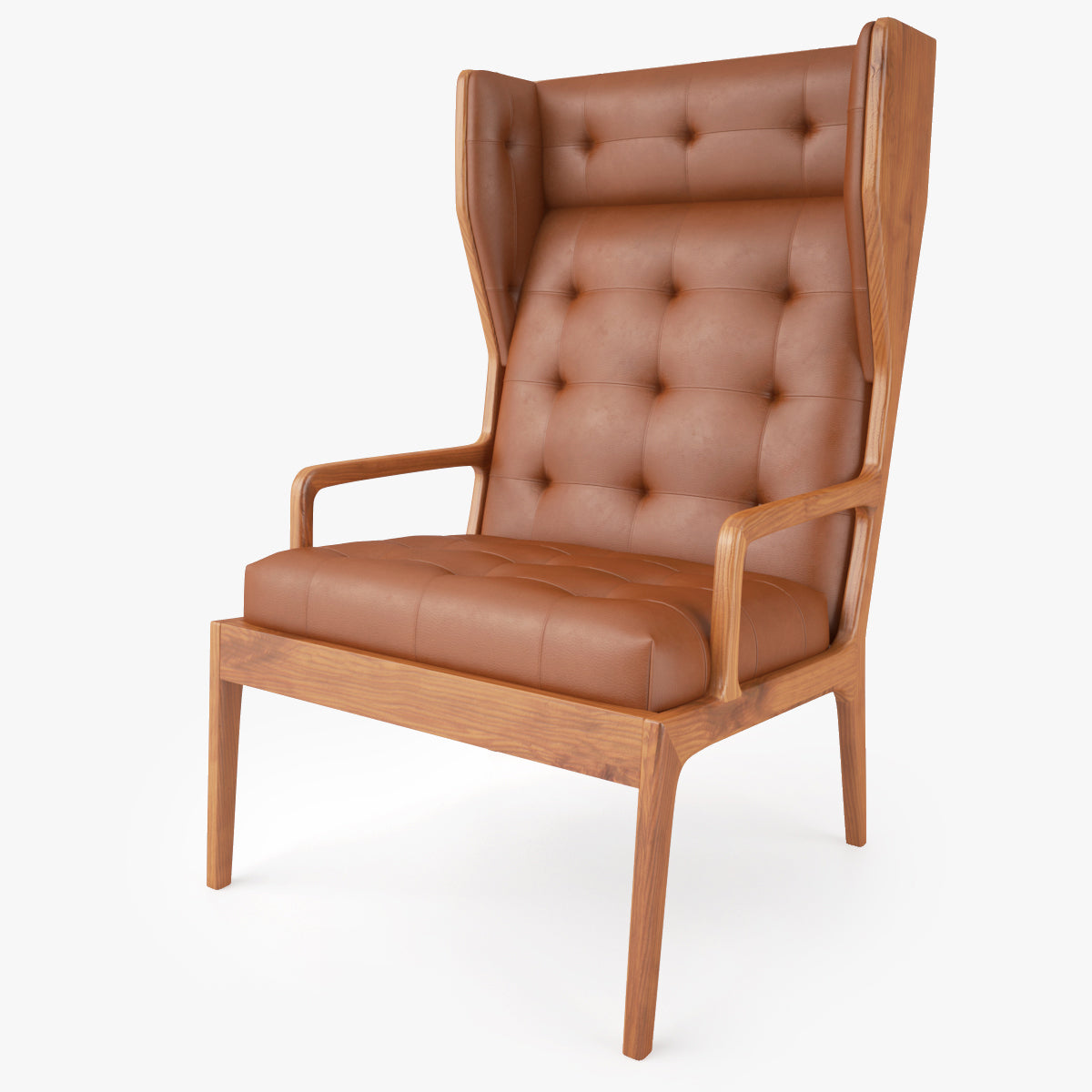 Jame UK Wingback Chair 3D Model