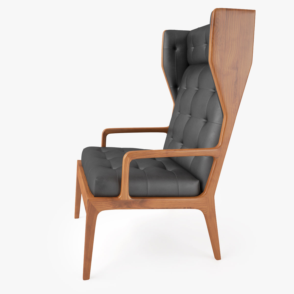 Jame UK Wingback Chair 3D Model