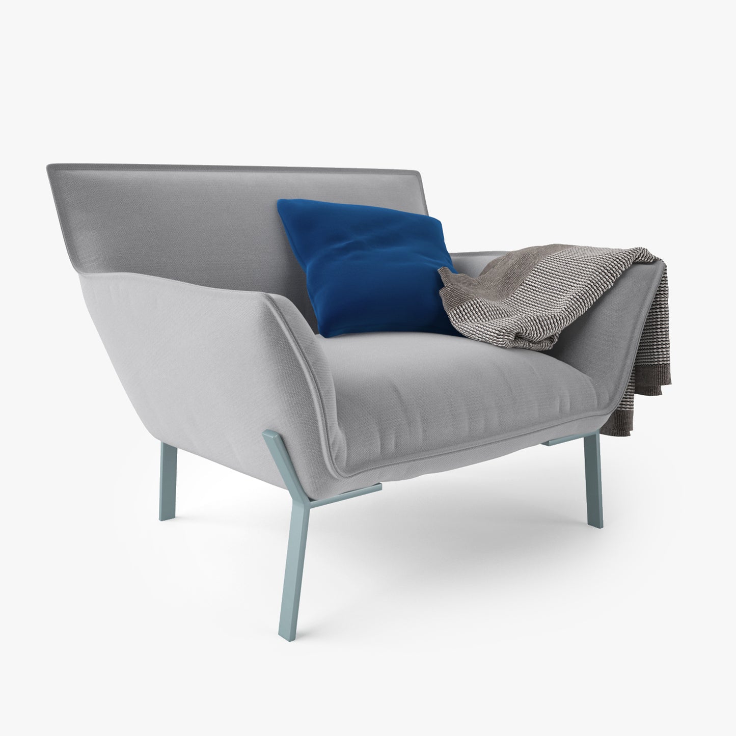 Jardan Lewis Sofa and Armchair 3D Model