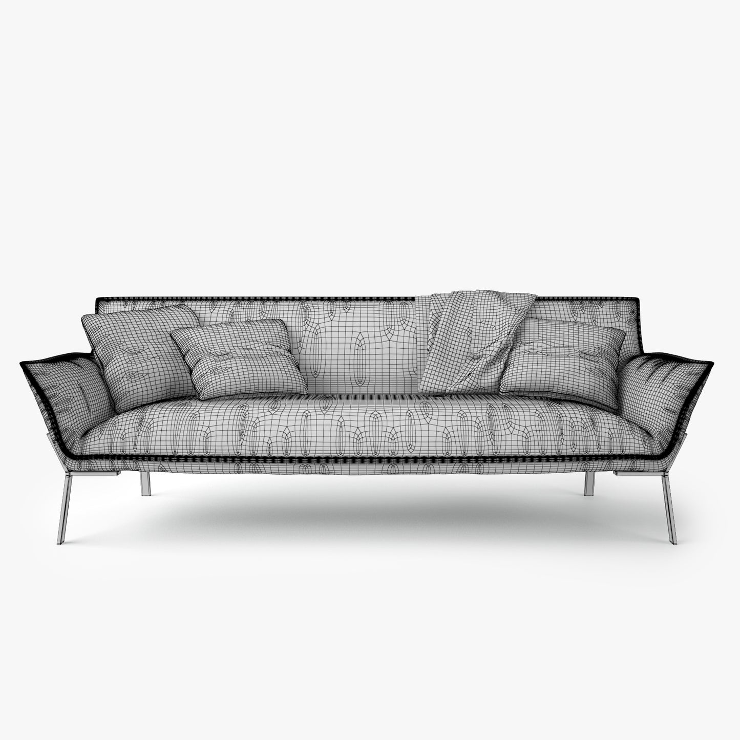 Jardan Lewis Sofa and Armchair 3D Model