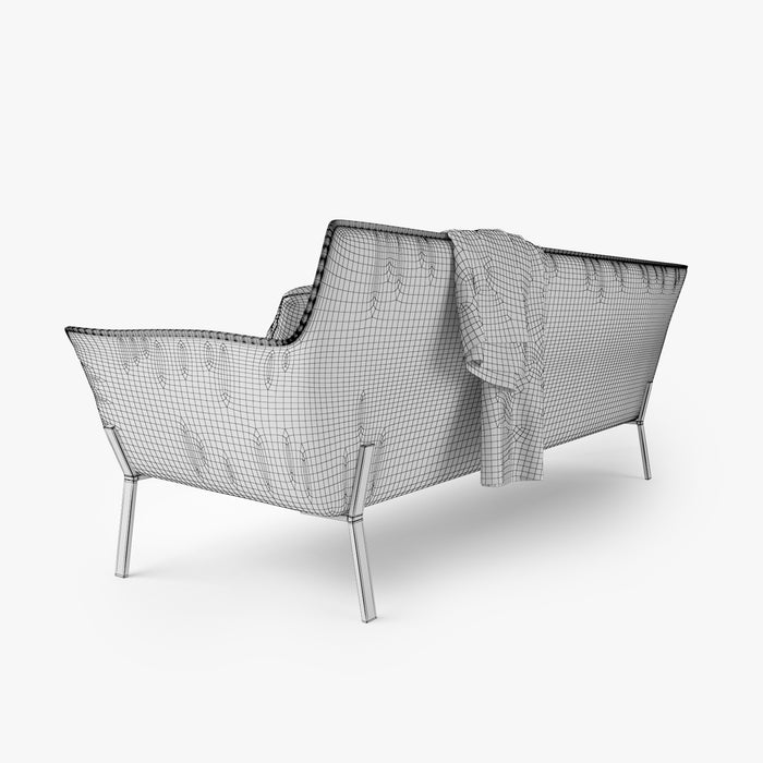 Jardan Lewis Sofa and Armchair 3D Model