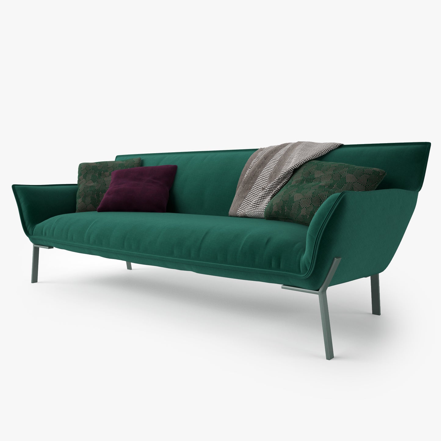 Jardan Lewis Sofa and Armchair 3D Model