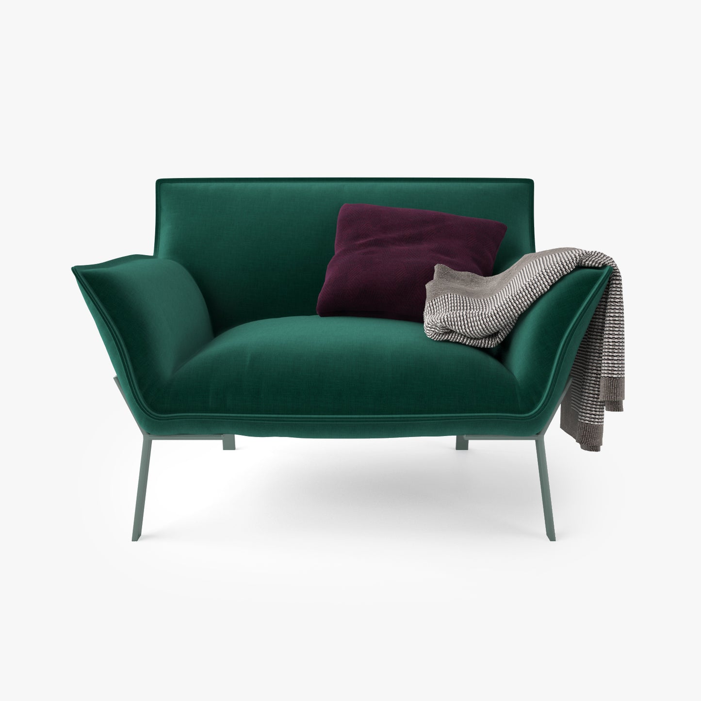 Jardan Lewis Sofa and Armchair 3D Model