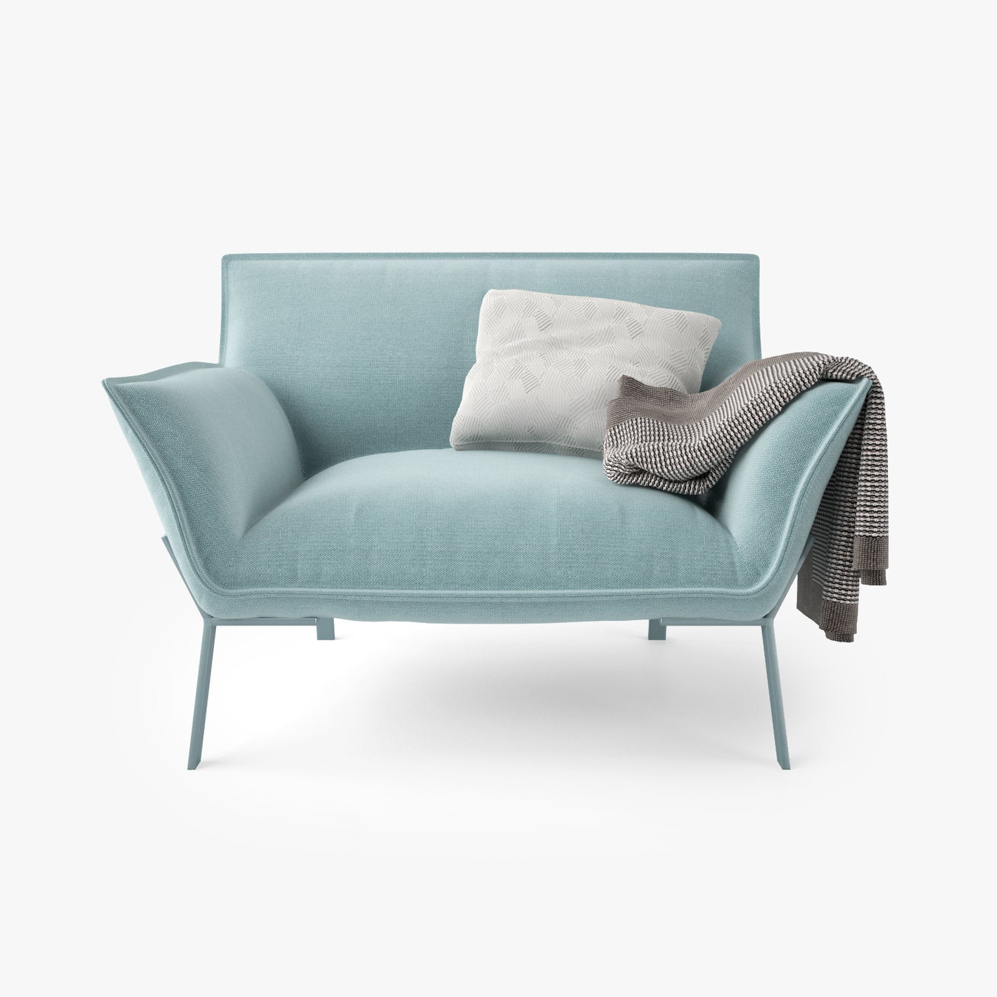 Jardan Lewis Sofa and Armchair 3D Model