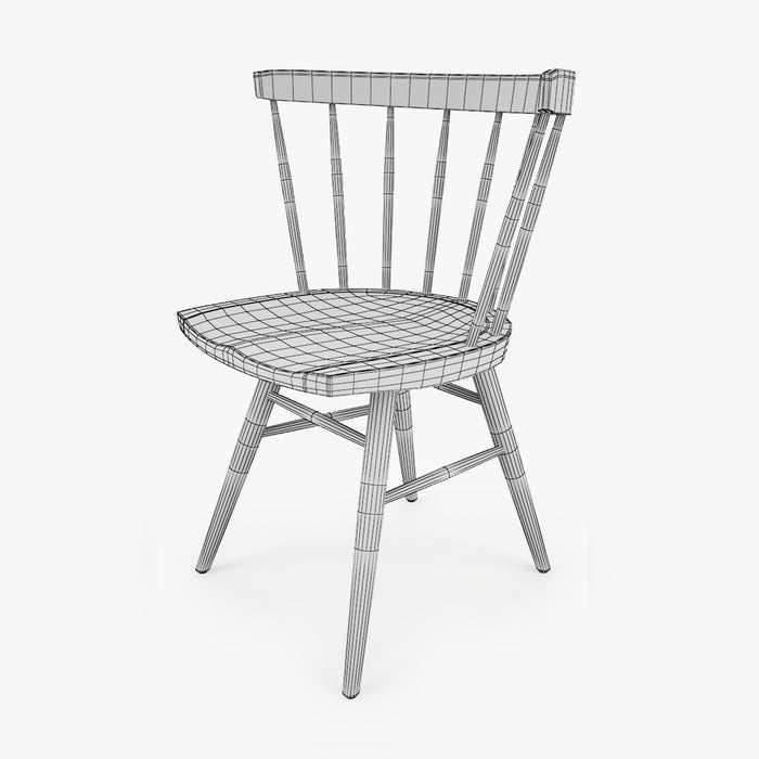 FREE Knoll Straight Chair 3D Model