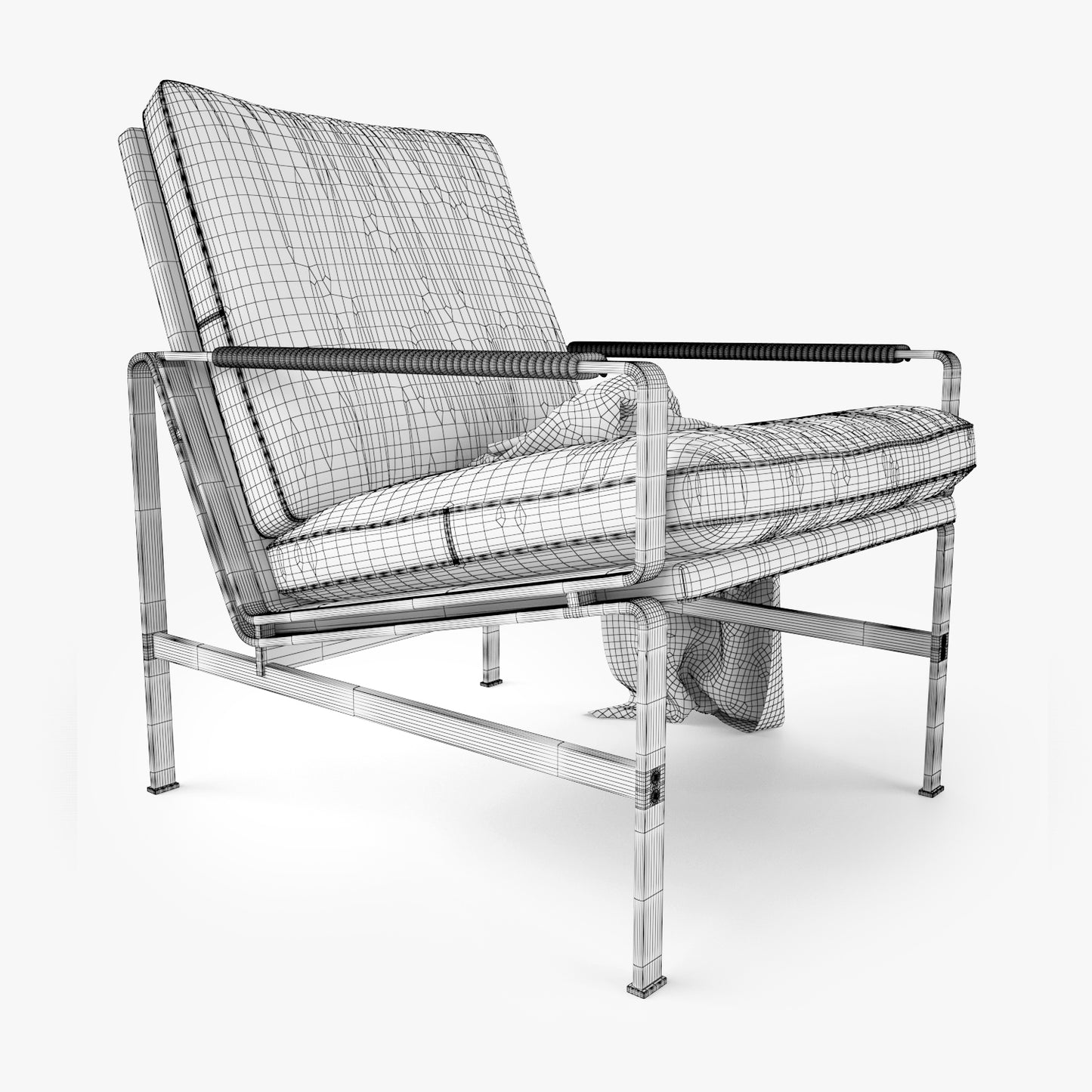 Lange Production FK 6720 Armchair 3D Model