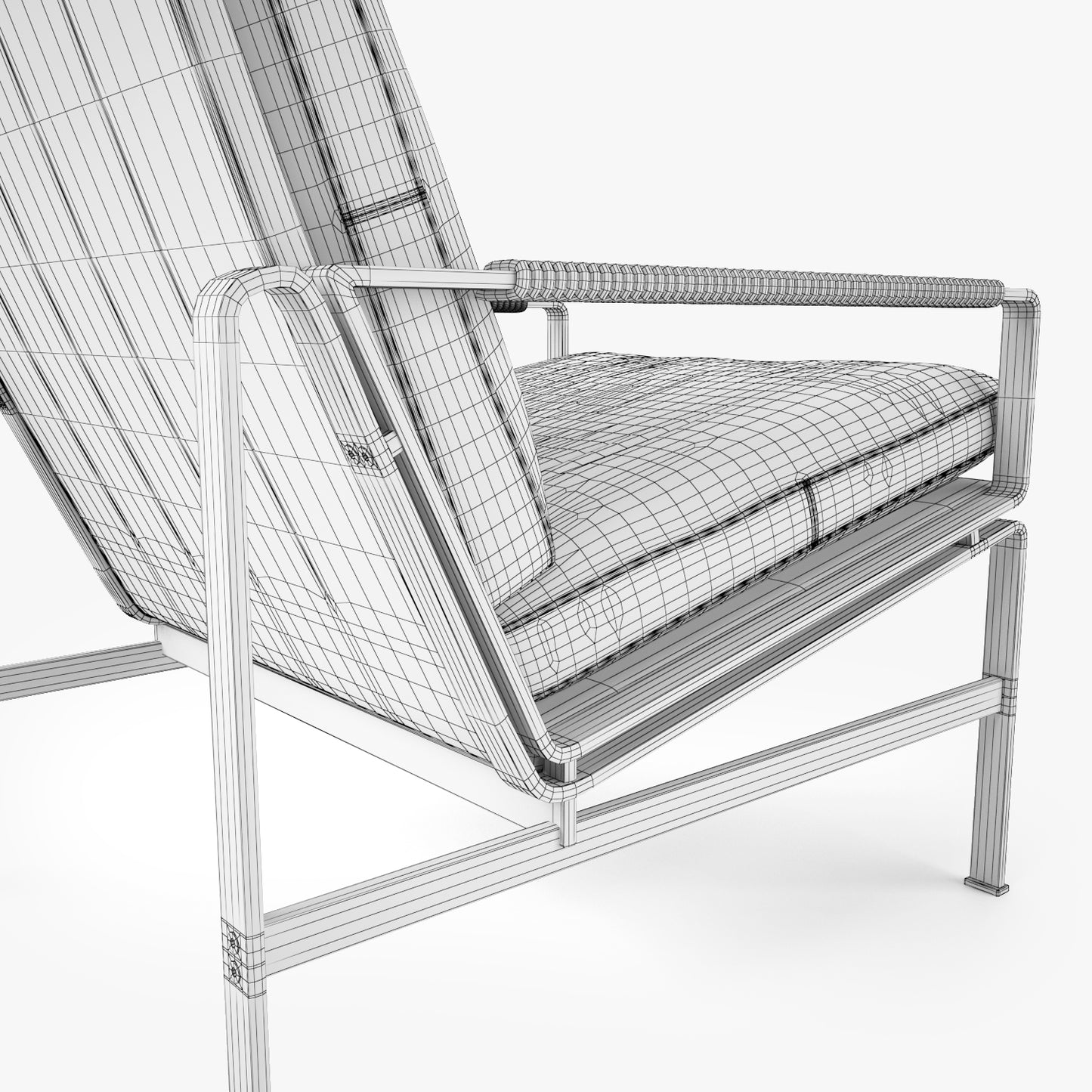 Lange Production FK 6720 Armchair 3D Model