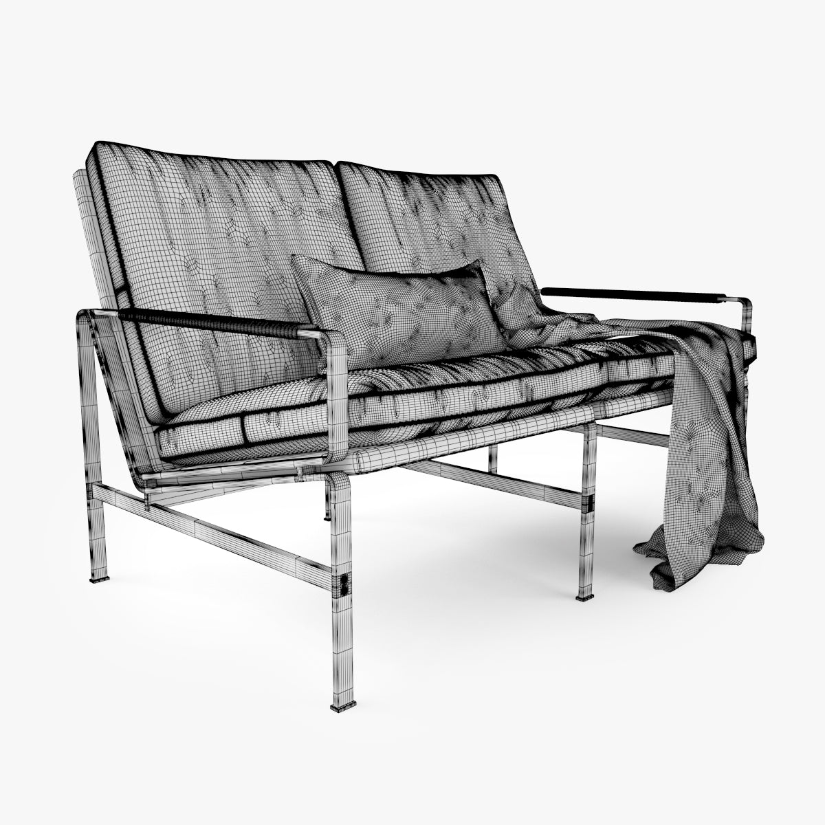 Lange Production FK 6720 Sofa and Easy Chair