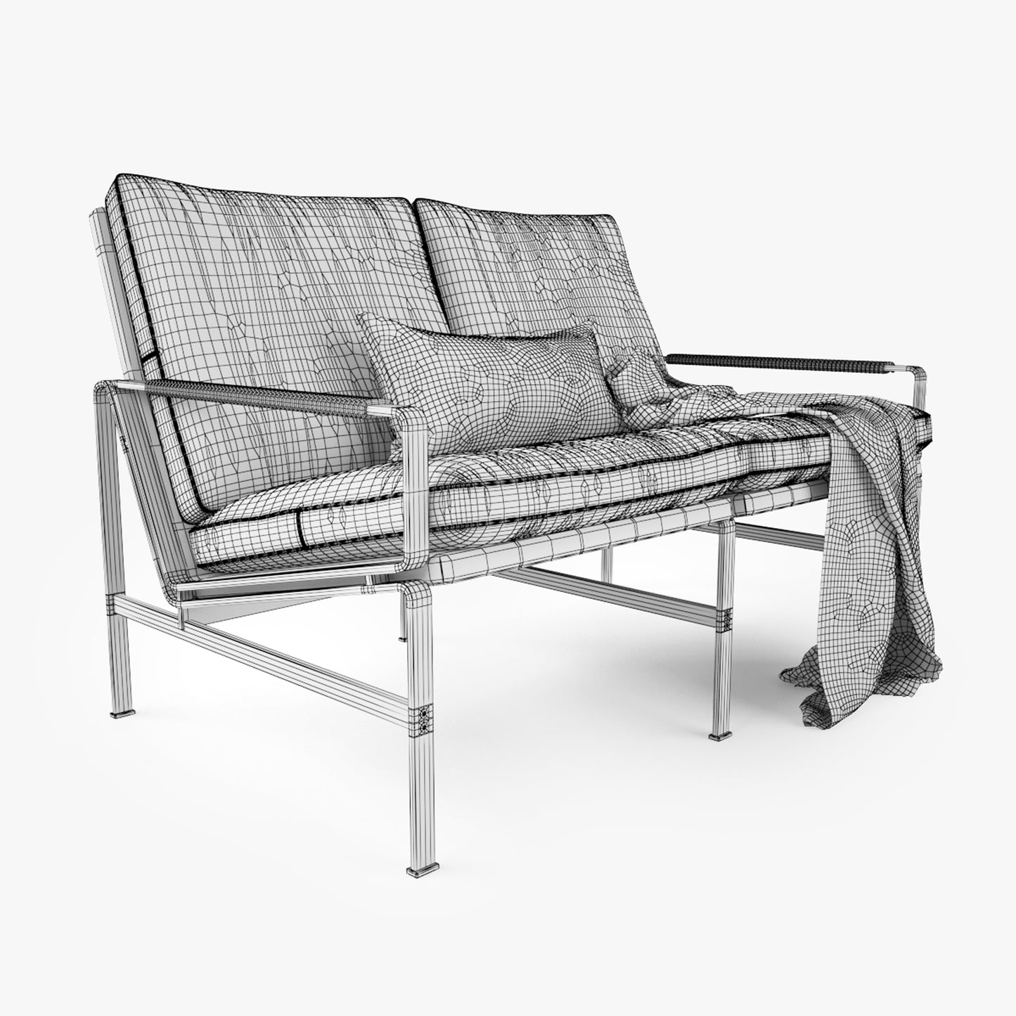 Lange Production FK 6720 Sofa and Easy Chair