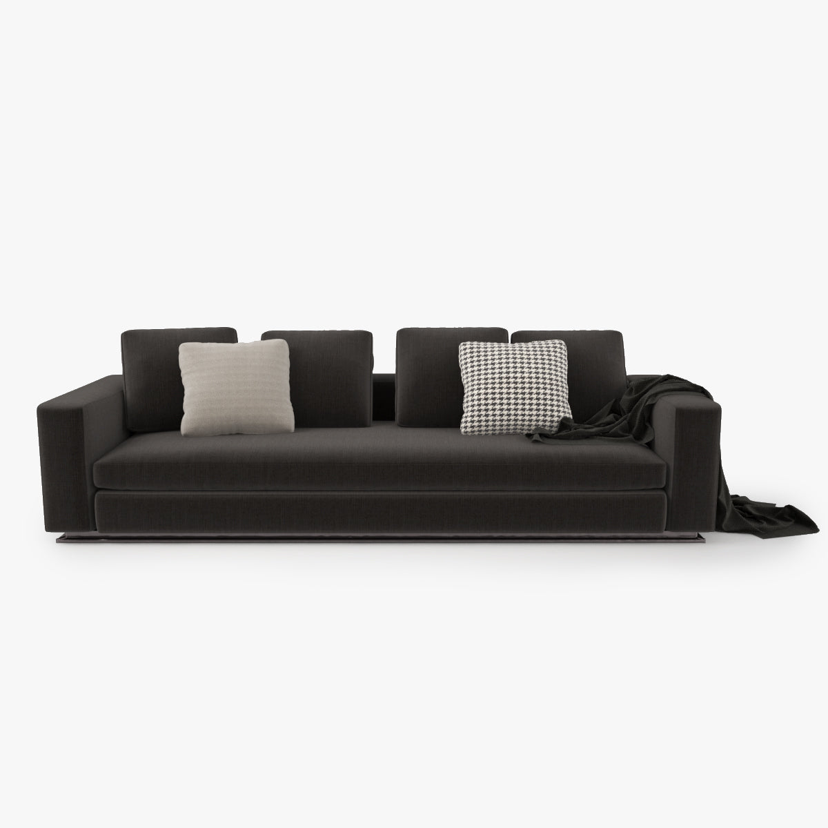 FREE Modern Fabric Sofa 3D Model