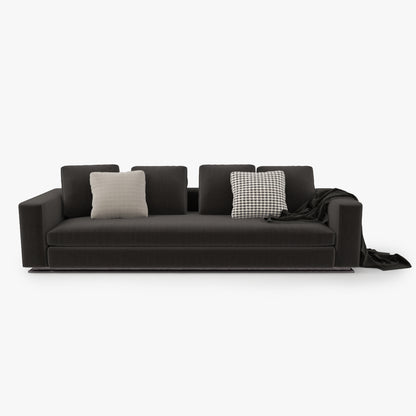 FREE Modern Fabric Sofa 3D Model
