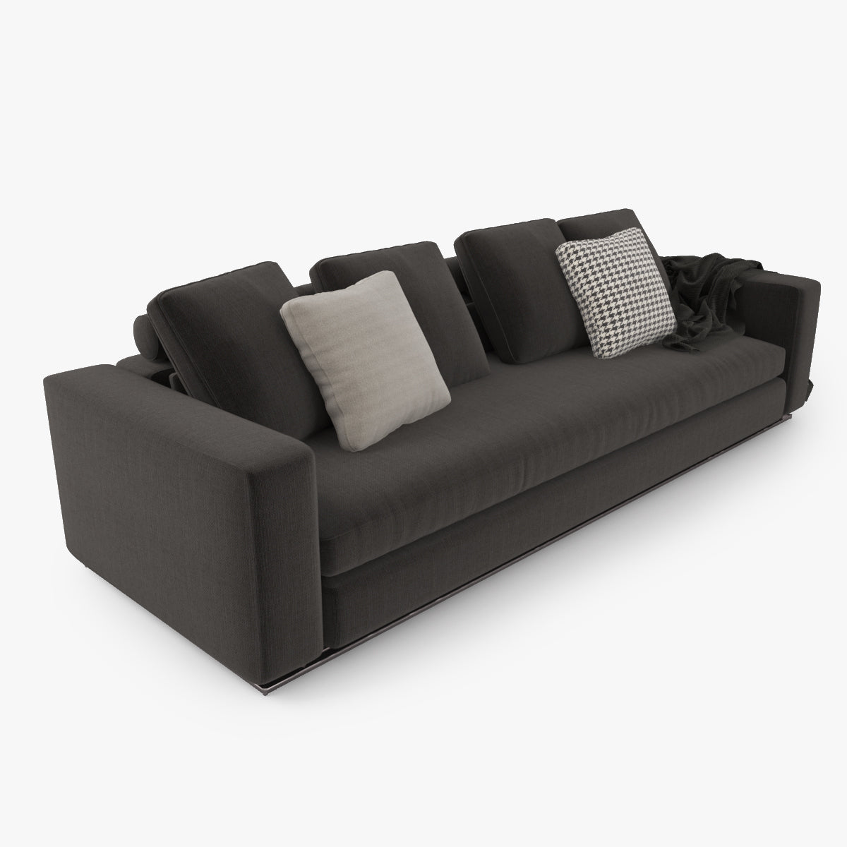 FREE Modern Fabric Sofa 3D Model