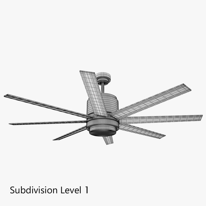 Monte Carlo Araya Ceiling Fan 3D Model