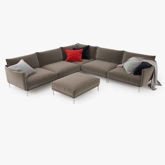 Moroso Gentry Modular Sofa 3D Model