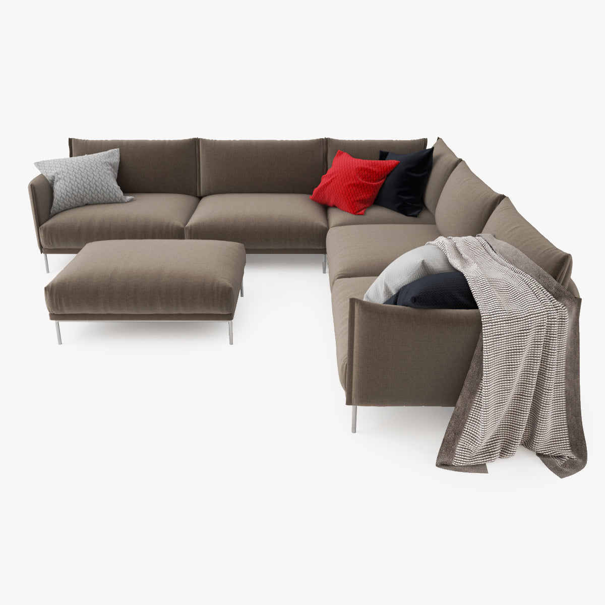 Moroso Gentry Sofa Collection 3D Model