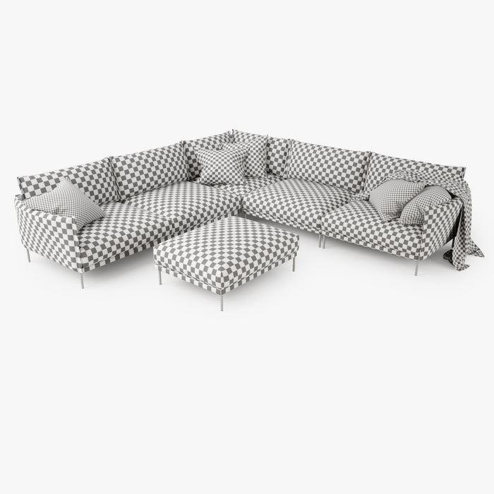 Moroso Gentry Modular Sofa 3D Model