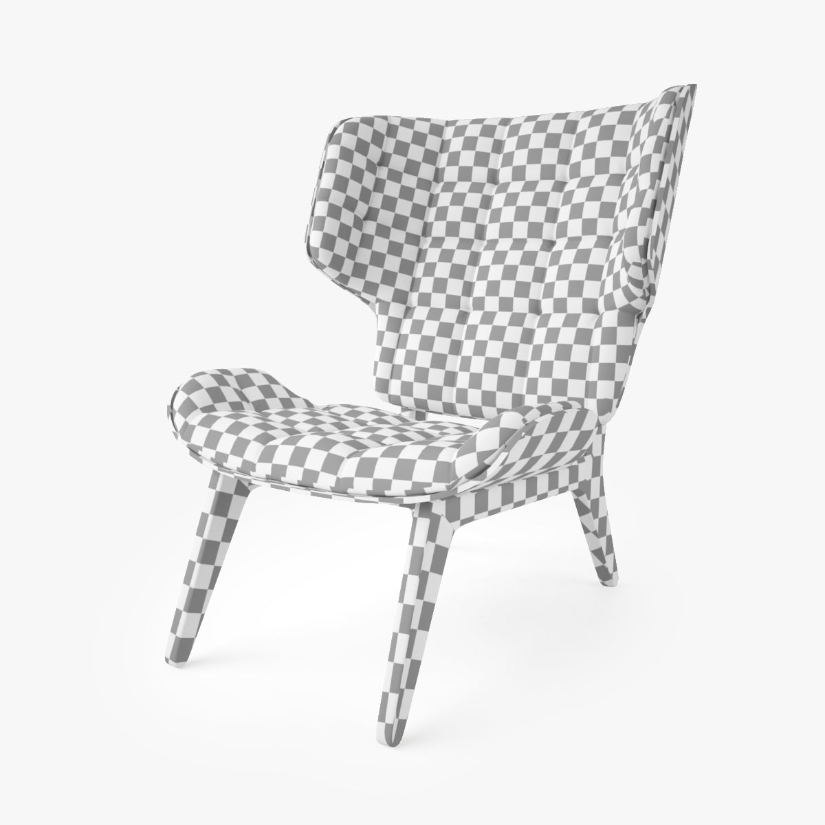 NORR11 Mammoth Chair and Ottoman 3D Model