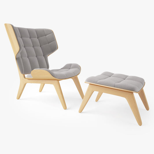NORR11 Mammoth Chair and Ottoman 3D Model