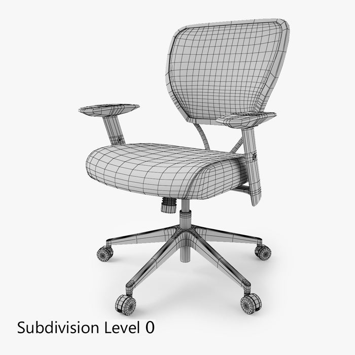 Office Star Air Grid 5500 Space Seating 3D Model