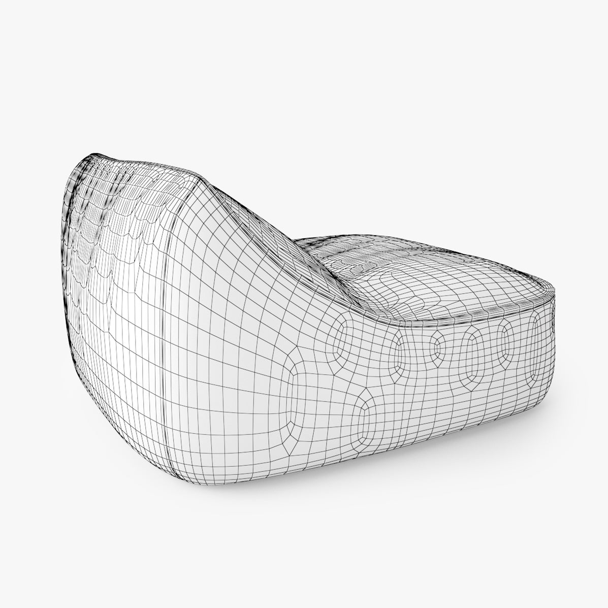 FREE Paola Lenti Float Easy Chair 3D Model FaceQuad