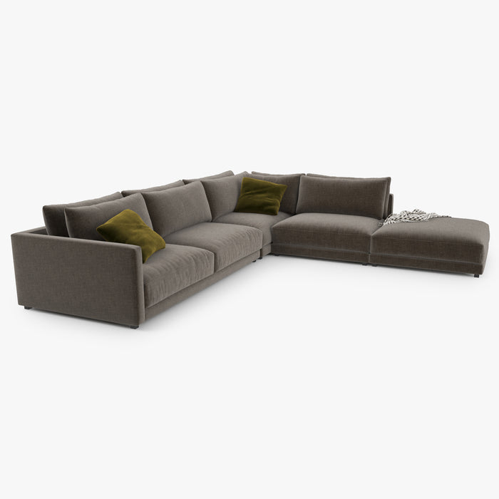 Poliform Bristol Sectional Sofa 3D Model