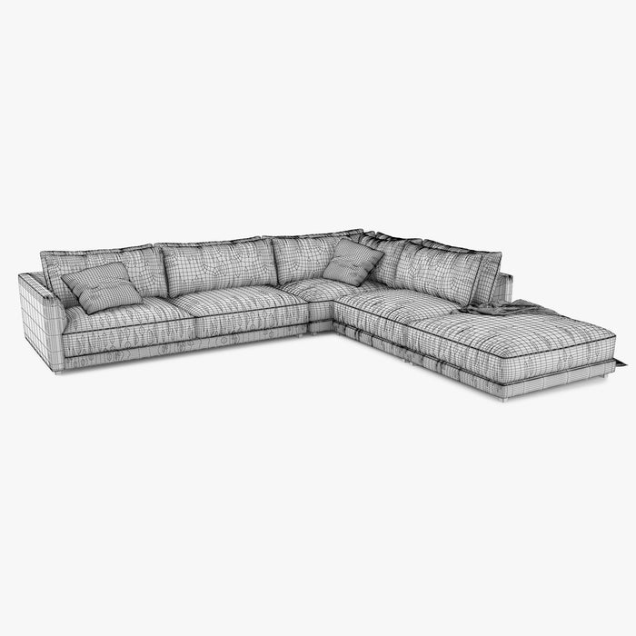Poliform Bristol Sectional Sofa 3D Model