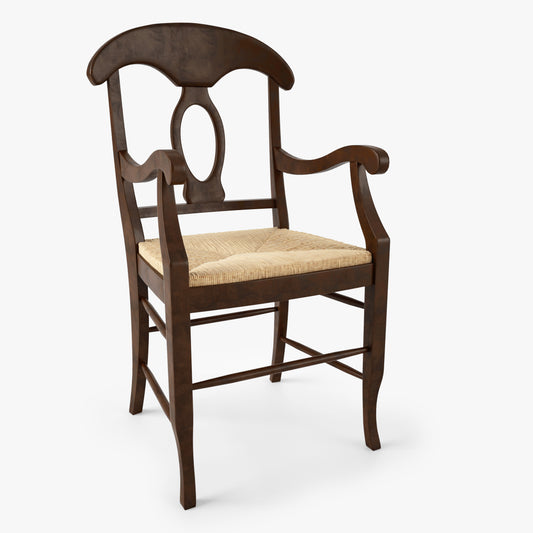 FREE Pottery Barn Napoleon Rush Seat Chair 3D Model