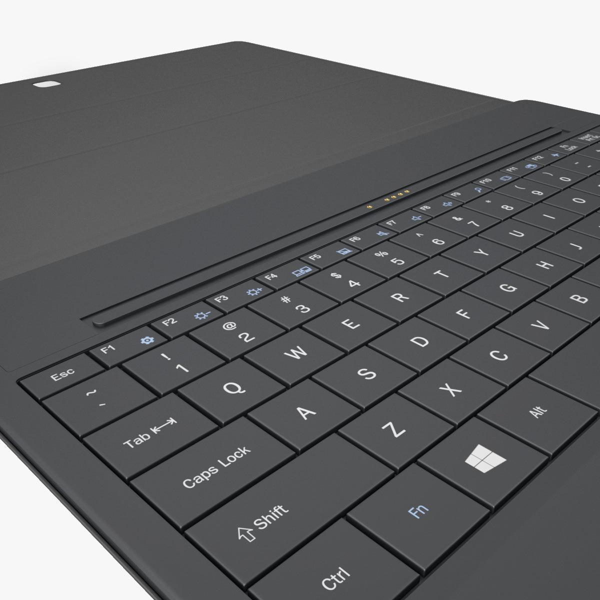 Samsung Galaxy TabPro S with Keyboard 3D Model