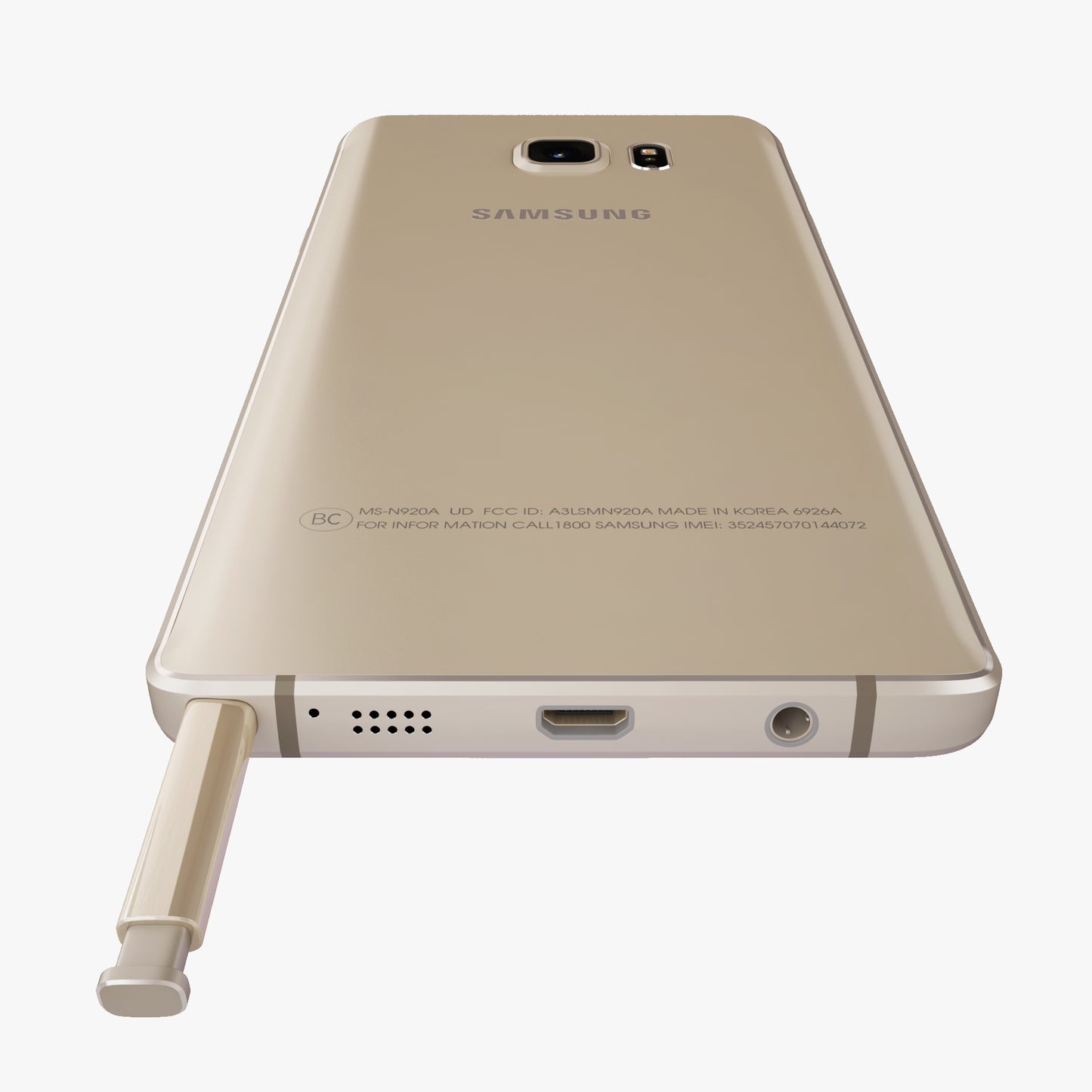 Samsung Galaxy Note5 Gold Platinum