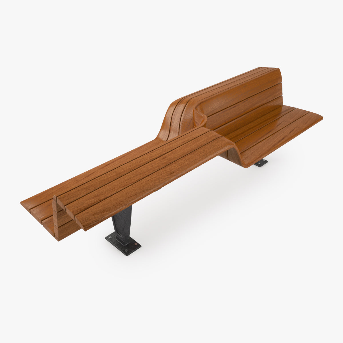 Metalco Sedis Torsion seats Bench 3D Model