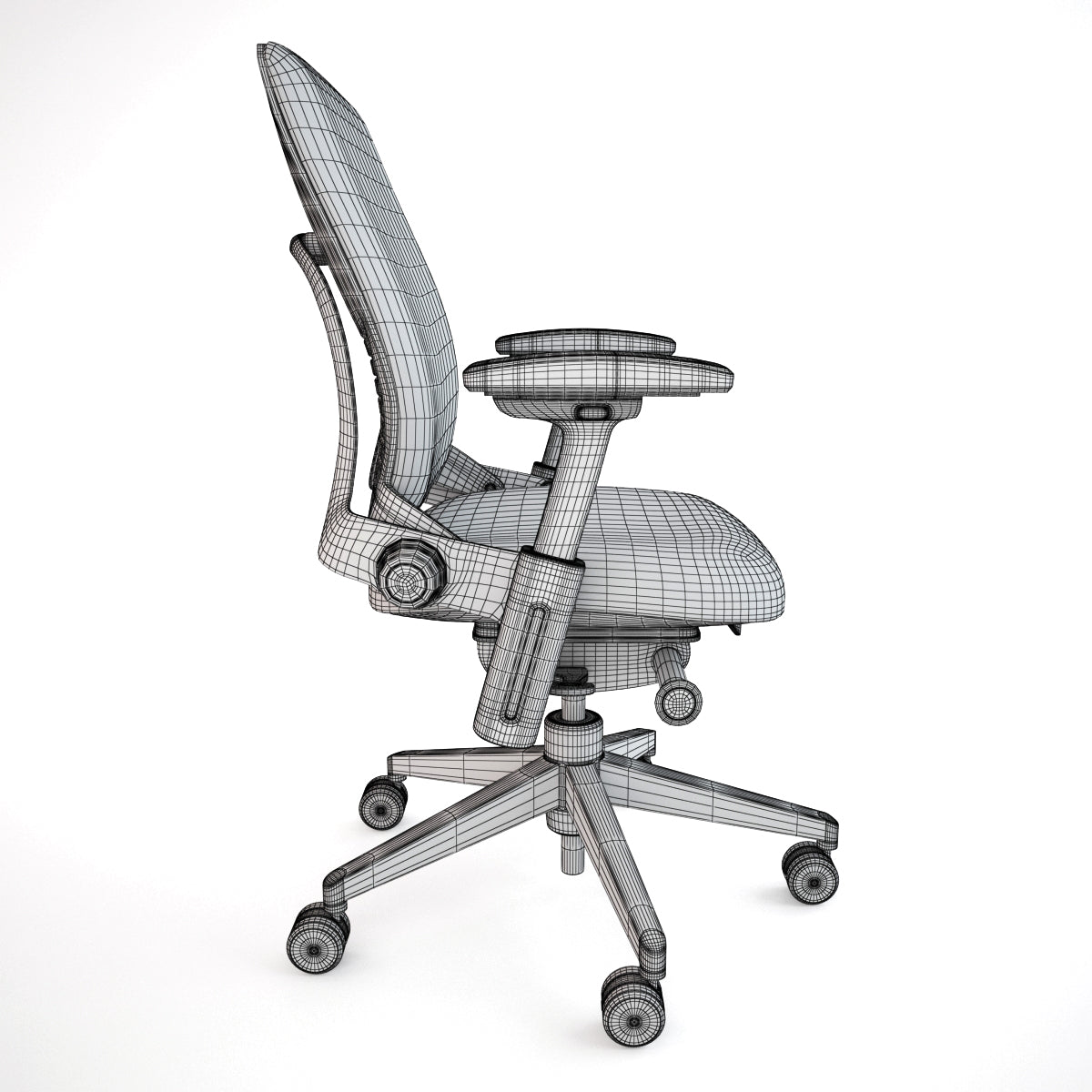 Top 5 Best Ergonomic Office Chairs 3D Model FaceQuad