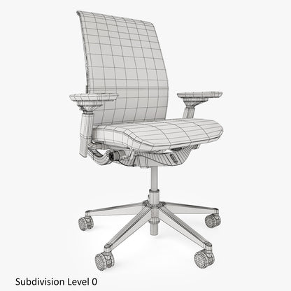 Steelcase Think Office Chair Collection 3D Model