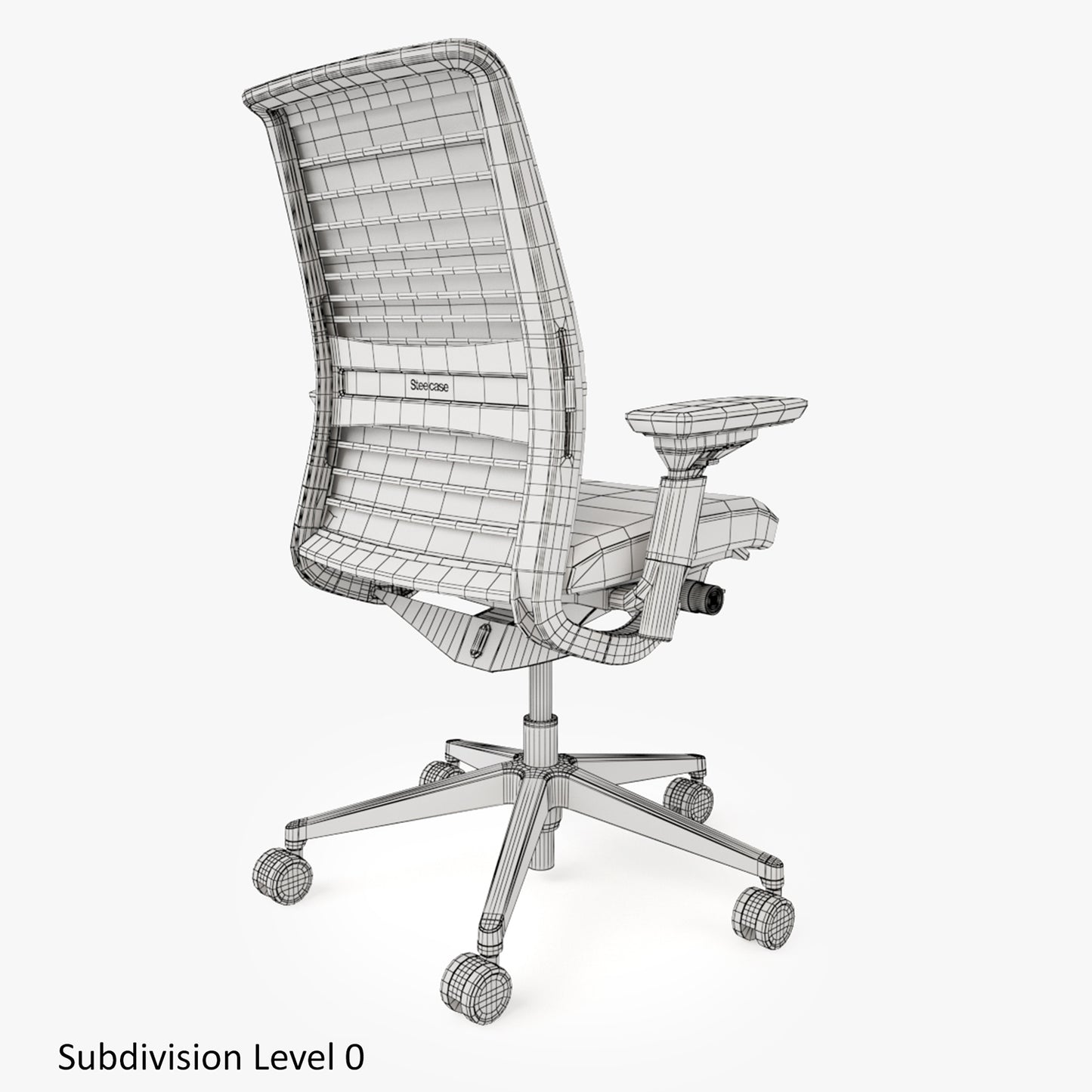 Steelcase Think Office Chair Collection 3D Model