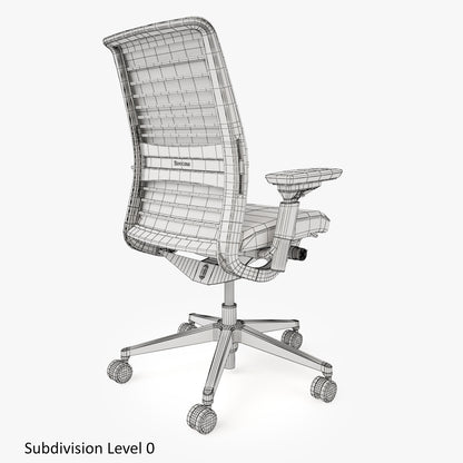 Steelcase Think Office Chair Collection 3D Model