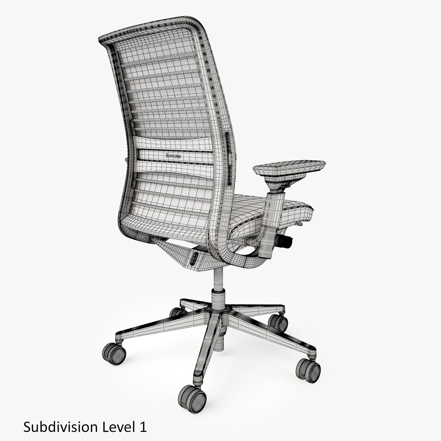 Steelcase Think Office Chair Collection 3D Model