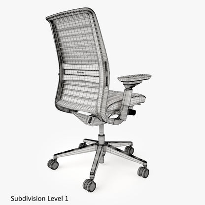 Steelcase Think Office Chair Collection 3D Model