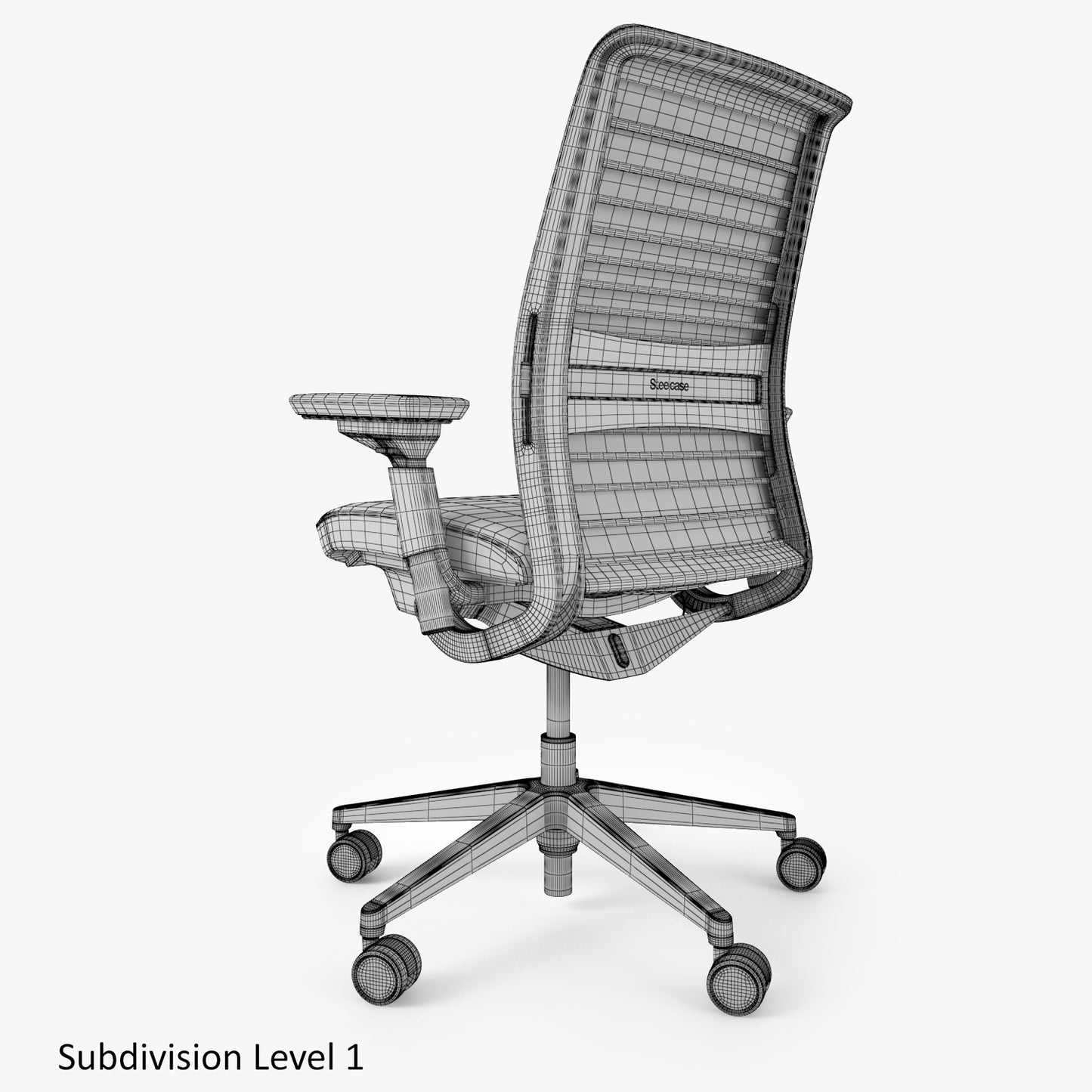Steelcase Think Office Chair Collection 3D Model