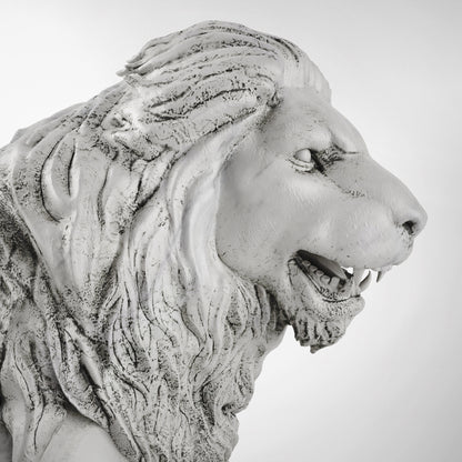 Stone Lion Sculpture 3D Model