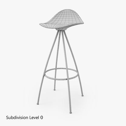 FREE Stua Onda Stool 3D Model