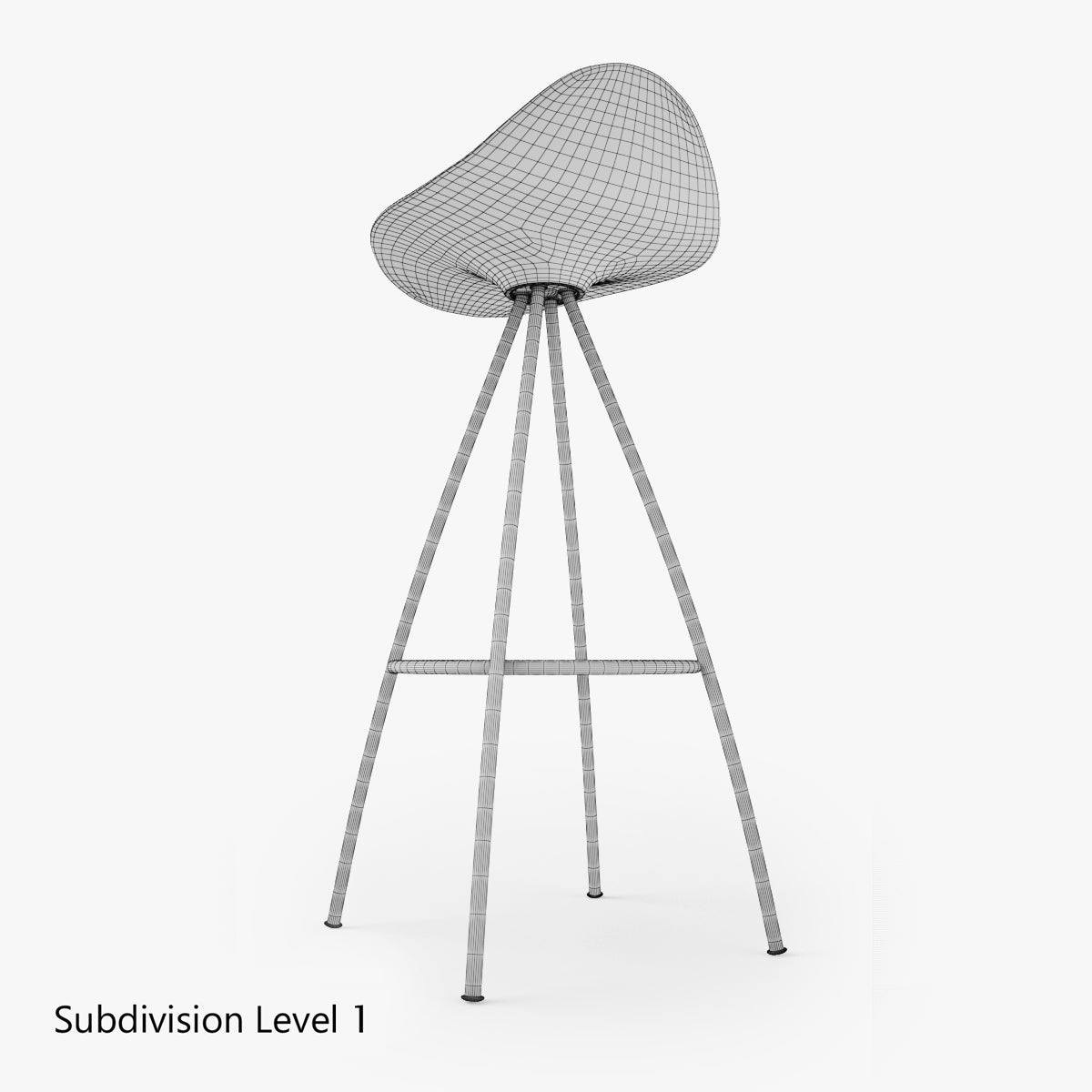 FREE Stua Onda Stool 3D Model