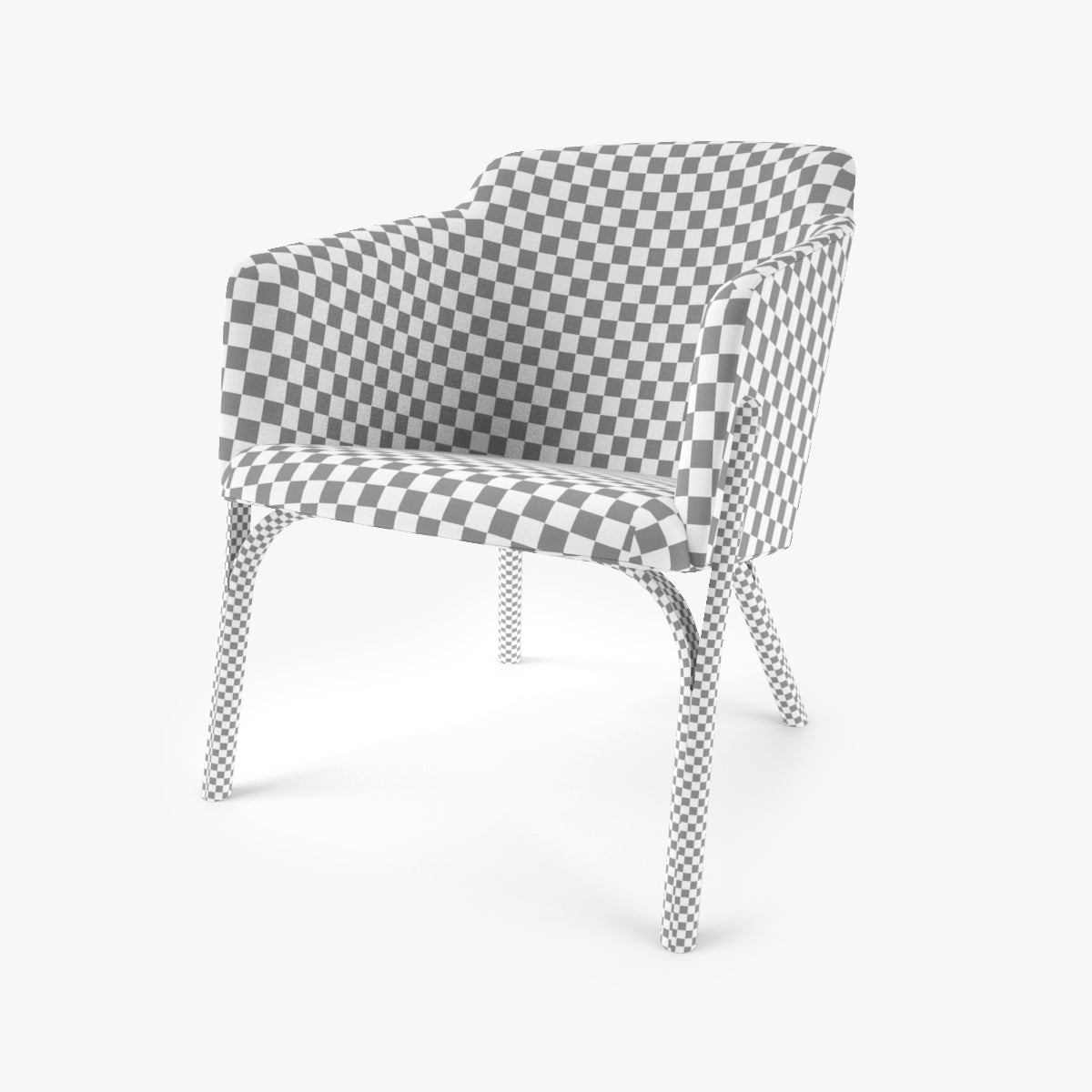 Ton Lounge Armchair Split 3D Model